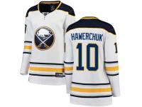 #10 Fanatics Branded Breakaway Dale Hawerchuk Women's White NHL Jersey - Away Buffalo Sabres