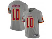 #10 Limited Paul Richardson Gray Football Men's Jersey Washington Redskins Inverted Legend