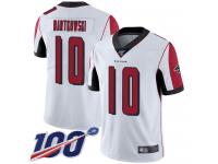 #10 Limited Steve Bartkowski White Football Road Men's Jersey Atlanta Falcons Vapor Untouchable 100th Season