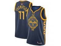 #11  Klay Thompson Navy Blue Basketball Women's Jersey Golden State Warriors City Edition 2019 Basketball Finals Bound