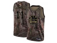 #11 Swingman Klay Thompson Camo Basketball Men's Jersey Golden State Warriors Realtree Collection 2019 Basketball Finals Bound