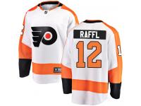 #12 Breakaway Michael Raffl White NHL Away Men's Jersey Philadelphia Flyers