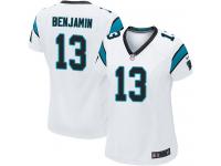 #13 Kelvin Benjamin Carolina Panthers Road Jersey _ Nike Women's White NFL Game
