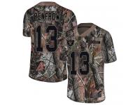 #13 Limited Hunter Renfrow Camo Football Men's Jersey Oakland Raiders Rush Realtree