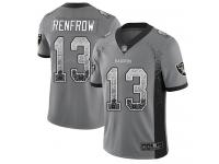 #13 Limited Hunter Renfrow Gray Football Men's Jersey Oakland Raiders Rush Drift Fashion