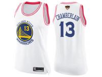 #13 Swingman Wilt Chamberlain White Pink Basketball Women's Jersey Golden State Warriors Fashion 2019 Basketball Finals Bound