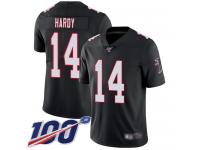 #14 Limited Justin Hardy Black Football Alternate Men's Jersey Atlanta Falcons Vapor Untouchable 100th Season