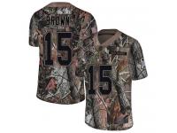 #15 Baltimore Ravens Marquise Brown Limited Men's Camo Jersey Football Rush Realtree