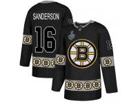 #16 Derek Sanderson Black Hockey Men's Jersey Boston Bruins Team Logo Fashion 2019 Stanley Cup Final Bound