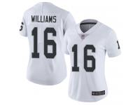 #16 Limited Tyrell Williams White Football Road Women's Jersey Oakland Raiders Vapor Untouchable
