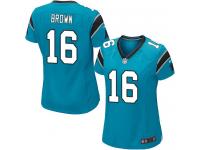 #16 Philly Brown Carolina Panthers Alternate Jersey _ Nike Women's Blue NFL Game