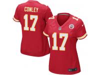 #17 Chris Conley Kansas City Chiefs Home Jersey _ Nike Women's Red NFL Game