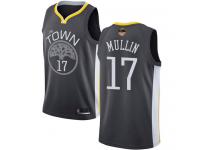 #17  Chris Mullin Black Basketball Men's Jersey Golden State Warriors Statement Edition 2019 Basketball Finals Bound