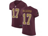 #17 Elite Terry McLaurin Burgundy Red Football Alternate Men's Jersey Washington Redskins Vapor Untouchable