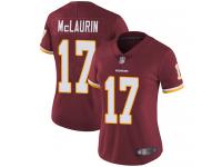 #17 Limited Terry McLaurin Burgundy Red Football Home Women's Jersey Washington Redskins Vapor Untouchable