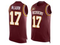 #17 Terry McLaurin Red Football Men's Washington Redskins Player Name & Number Tank Top