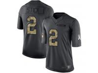 #2 Limited Easton Stick Black Football Youth Jersey Los Angeles Chargers 2016 Salute to Service