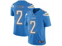 #2 Limited Easton Stick Electric Blue Football Alternate Youth Jersey Los Angeles Chargers Vapor Untouchable