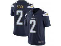 #2 Limited Easton Stick Navy Blue Football Home Youth Jersey Los Angeles Chargers Vapor Untouchable