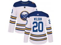 #20 Adidas Authentic Scott Wilson Women's White NHL Jersey - Buffalo Sabres 2018 Winter Classic