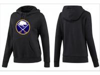 2015 NHL Buffalo Sabres Women Pullover Hoodie - Black