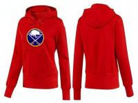 2015 NHL Buffalo Sabres Women Red Pullover Hoodie