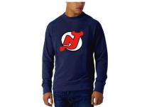 2015 NHL New Jersey Devils Men Long Sleeve Dark Blue T-Shirt