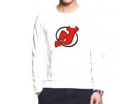 2015 NHL New Jersey Devils Men Long Sleeve White T-Shirt