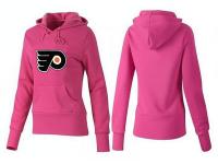 2015 NHL Philadelphia Flyers Women Pink Pullover Hoodie