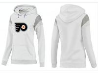 2015 NHL Philadelphia Flyers Women Pullover Hoodie White