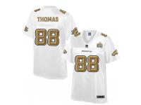 2016 NFL Denver Broncos (WR) #88 Demaryius Thomas Women Game Pro Line Super Bowl 50 Fashion Jerseys