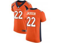 #22 Elite Kareem Jackson Orange Football Home Men's Jersey Denver Broncos Vapor Untouchable