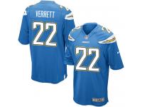 #22 Jason Verrett San Diego Chargers Alternate Jersey _ Nike Youth Electric Blue NFL Game