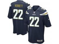 #22 Jason Verrett San Diego Chargers Home Jersey _ Nike Youth Navy Blue NFL Game