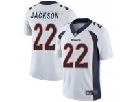 #22 Limited Kareem Jackson White Football Road Youth Jersey Denver Broncos Vapor Untouchable