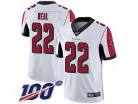 #22 Limited Keanu Neal White Football Road Men's Jersey Atlanta Falcons Vapor Untouchable 100th Season