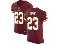 #23 Elite Bryce Love Burgundy Red Football Home Men's Jersey Washington Redskins Vapor Untouchable