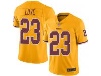 #23 Limited Bryce Love Gold Football Youth Jersey Washington Redskins Rush Vapor Untouchable