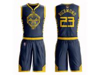 #23  Mitch Richmond Navy Blue Basketball Men's Golden State Warriors Suit City Edition 2019 Basketball Finals Bound