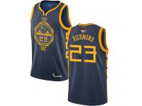 #23  Mitch Richmond Navy Blue Basketball Women's Jersey Golden State Warriors City Edition 2019 Basketball Finals Bound