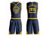 #23  Mitch Richmond Navy Blue Basketball Youth Golden State Warriors Suit City Edition 2019 Basketball Finals Bound