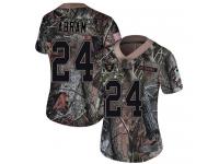 #24 Limited Johnathan Abram Camo Football Women's Jersey Oakland Raiders Rush Realtree