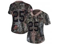 #25 Limited Eric Reid Camo Football Women's Jersey Carolina Panthers Rush Realtree
