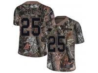 #25 Limited Eric Reid Camo Football Youth Jersey Carolina Panthers Rush Realtree