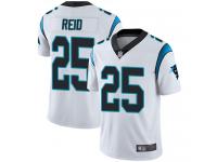 #25 Limited Eric Reid White Football Road Men's Jersey Carolina Panthers Vapor Untouchable