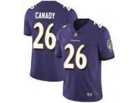 #26 Limited Maurice Canady Purple Football Home Men's Jersey Baltimore Ravens Vapor Untouchable