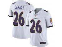 #26 Limited Maurice Canady White Football Road Men's Jersey Baltimore Ravens Vapor Untouchable
