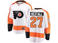 #27 Breakaway Ron Hextall White NHL Away Men's Jersey Philadelphia Flyers
