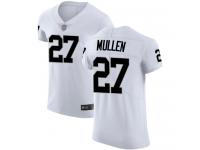 #27 Elite Trayvon Mullen White Football Road Men's Jersey Oakland Raiders Vapor Untouchable