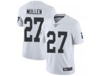 #27 Limited Trayvon Mullen White Football Road Men's Jersey Oakland Raiders Vapor Untouchable